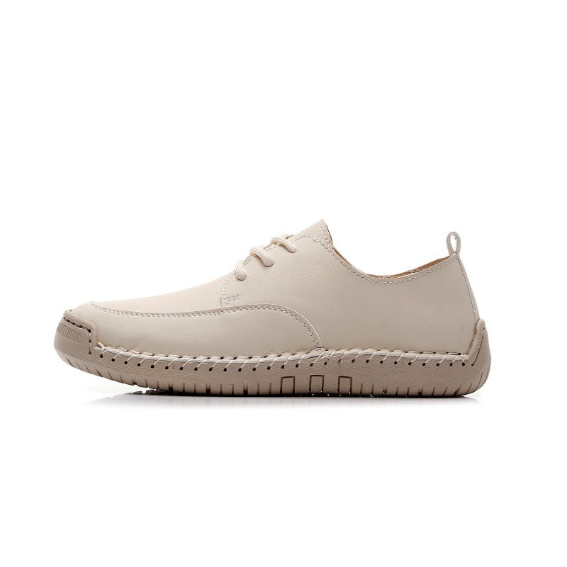 Damen Komfortable Schnürschuhe aus hochwertigem Leder EB