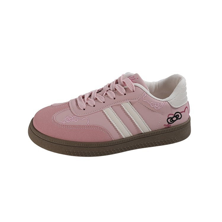 Damen Modische Sneaker mit verspielten Applikationen EB