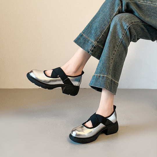 Damen Komfortable Slipper mit elastischem Riemen EB