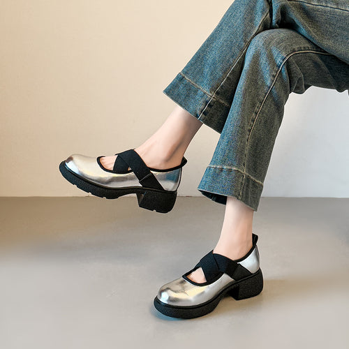 Damen Komfortable Slipper mit elastischem Riemen EB