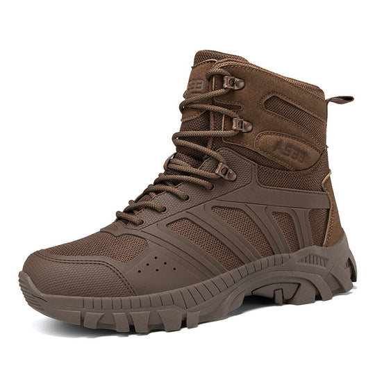 Damen Hohe Outdoor Wanderschuhe mit rutschfester Sohle und atmungsaktiver Membran EB