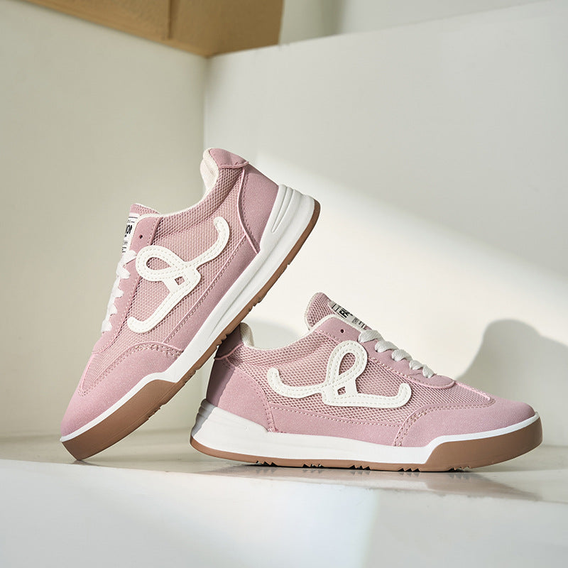 Damen Sportliche Sneaker mit atmungsaktiver Mesh-Oberfläche und rutschfester Sohle EB