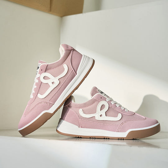 Damen Sportliche Sneaker mit atmungsaktiver Mesh-Oberfläche und rutschfester Sohle EB