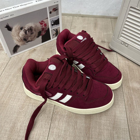 Damen Hochwertige Sneakers mit sportlichem Design und atmungsaktivem Futter EB