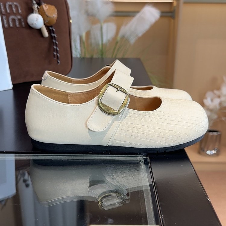 Damen Ballerinas mit eleganter Schnallenverzierung und komfortablem Fußbett EB