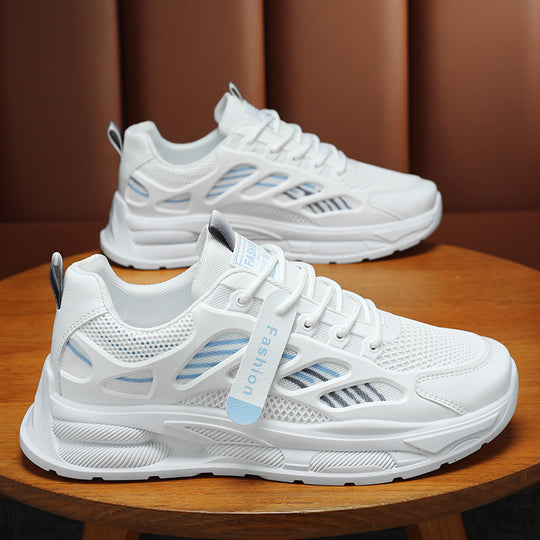 Damen Atmungsaktive Sport Sneakers mit modernen Einsätzen und stoßdämpfender Sohle EB