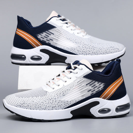 Damen Komfortable Dämpfungs-Sneaker mit atmungsaktiver Mesh-Oberfläche und elastischer Konstruktion EB