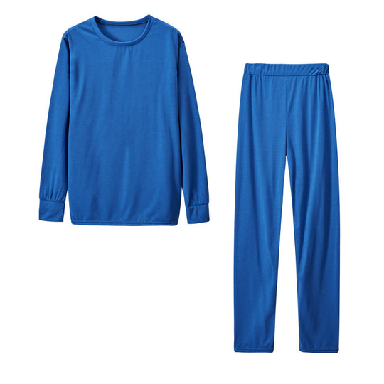 Damen Langarm Schlafanzug Set mit elastischen Hosen EB