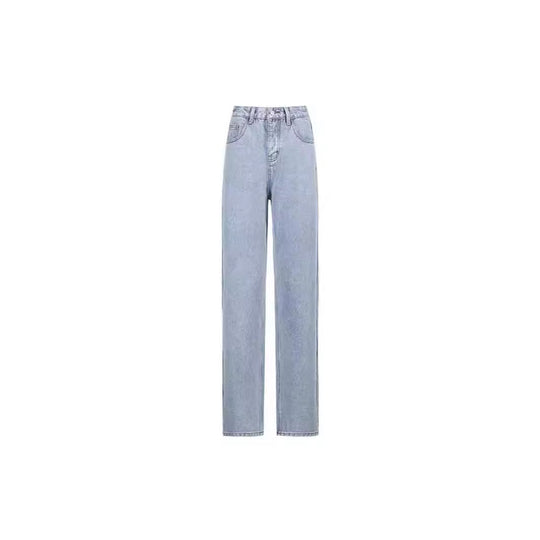 Damen Jeans im Vintage-Style mit dekorativem Schmetterlingsmuster EB