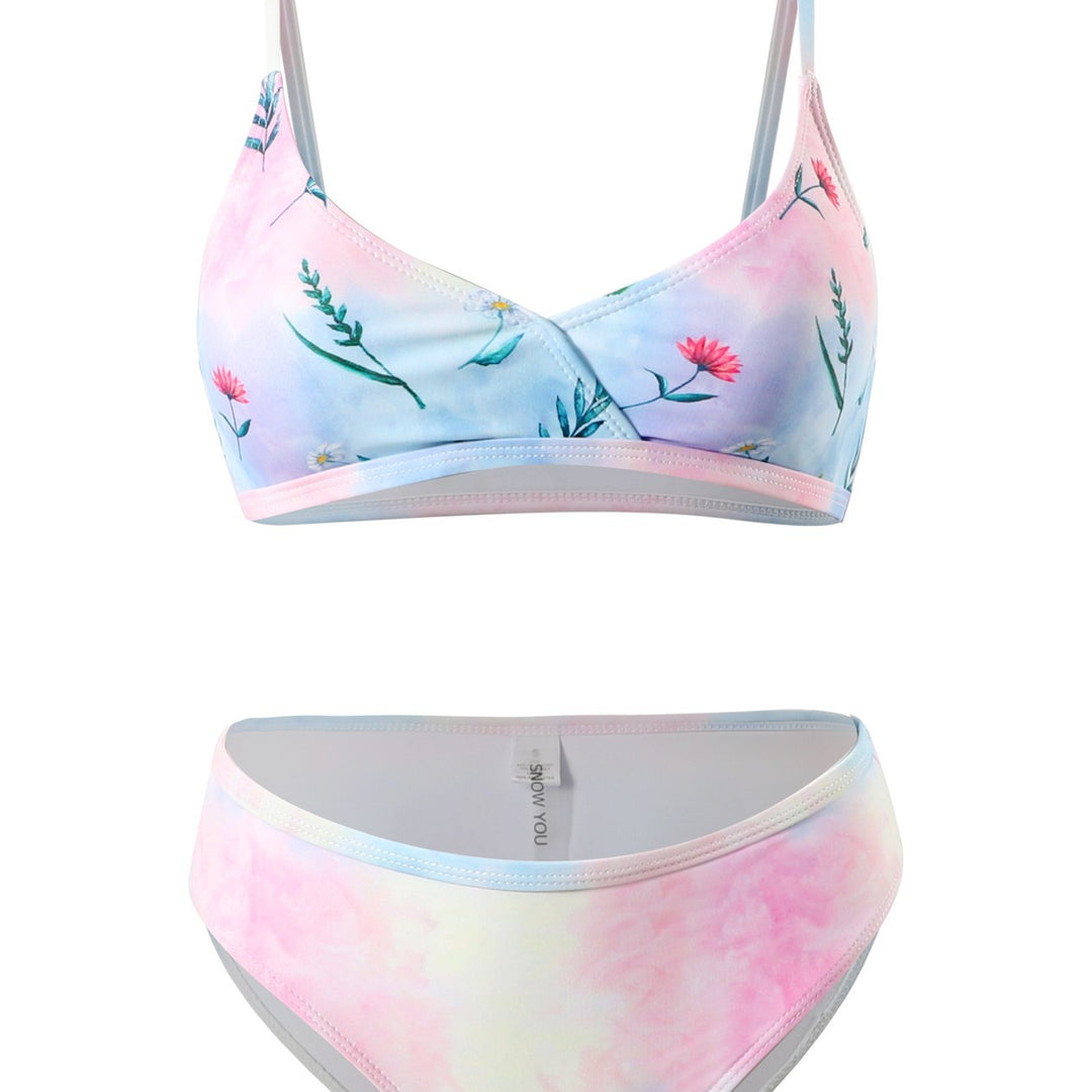 Damen Bikini-Set mit floralem Design und komfortablem Schnitt EB