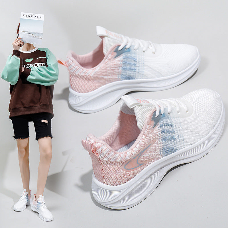 Damen Atmungsaktive Lauf-Sneaker mit flexiblem Dämpfungssystem EB