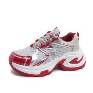 Damen Lauf-Sneaker mit atmungsaktivem Mesh-Obermaterial und stoßdämpfender Sohle EB