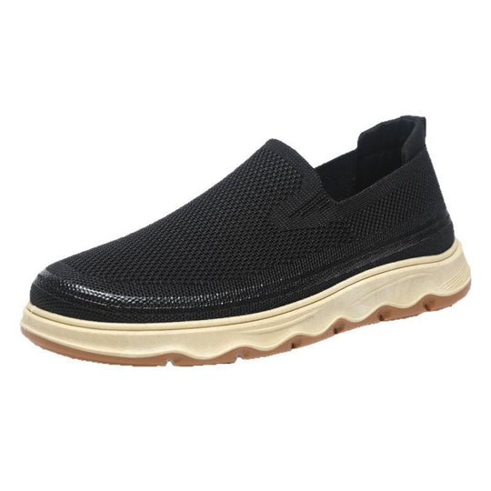 Damen Slip-On Freizeitschuhe mit atmungsaktivem Obermaterial und rutschfester Sohle EB