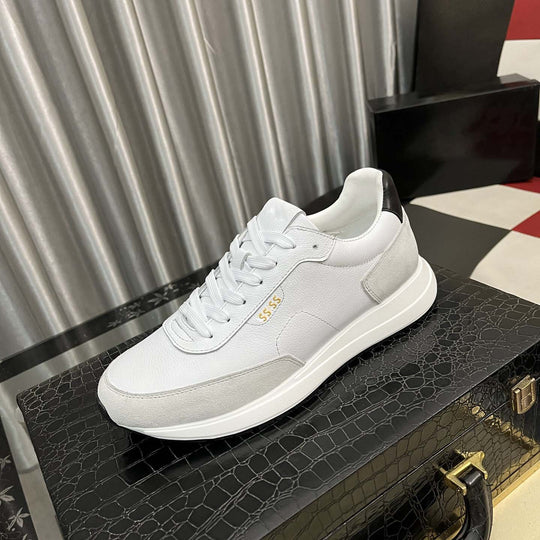 Damen Hochwertige Sneakers mit eleganter Prägung und atmungsaktivem Obermaterial EB