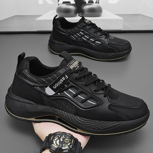 Damen Sportliche Sneakers mit atmungsaktiven Mesh-Einsätzen und stoßdämpfendem Sohlenprofil EB