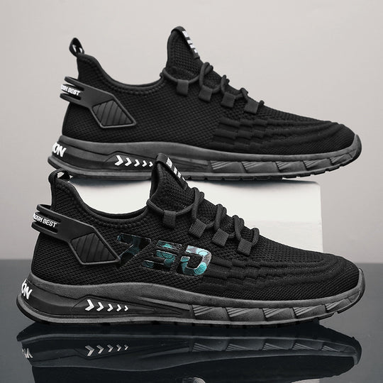 Damen Sportliche Laufsneaker mit atmungsaktiver Mesh-Oberfläche und rutschfester Sohle EB