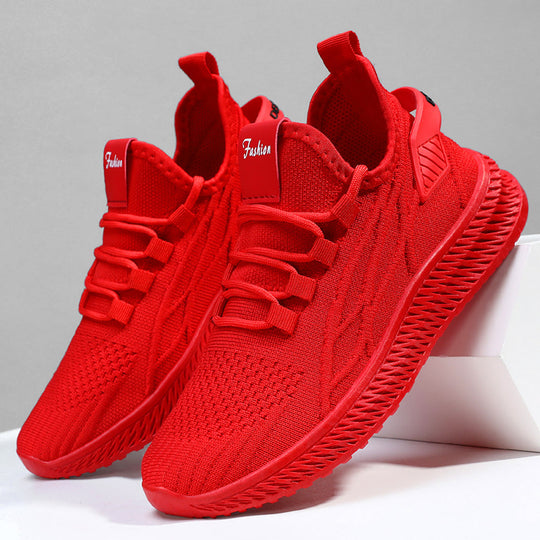 Damen Sportliche Elastische Sneakers mit atmungsaktivem Obermaterial EB