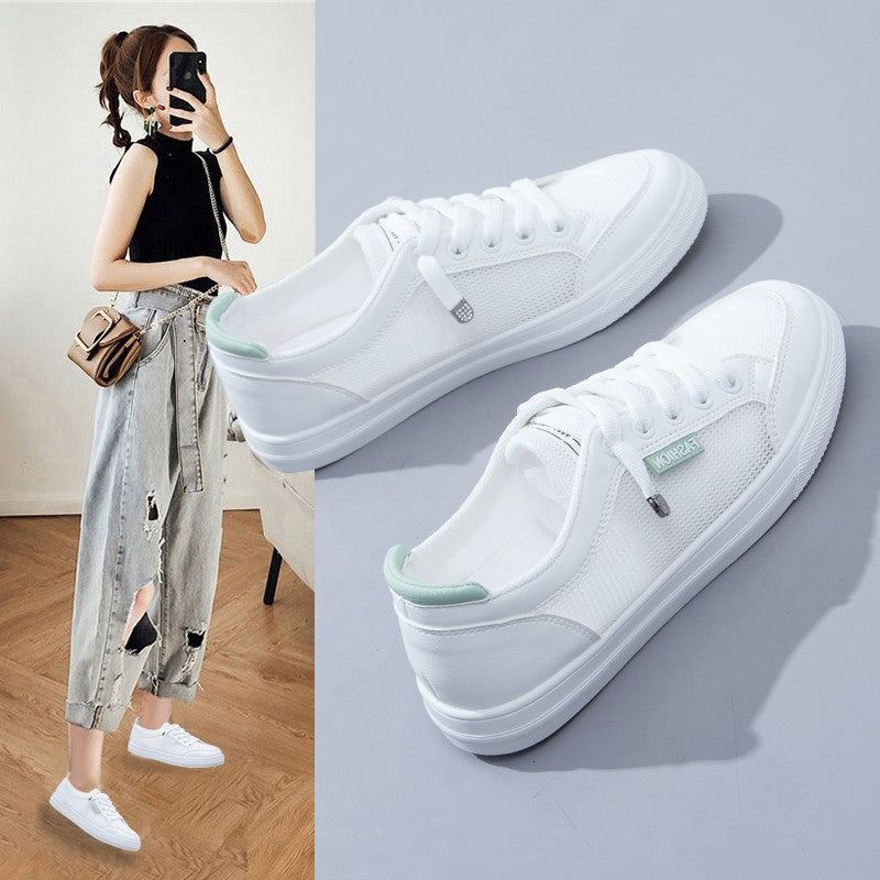 Damen Atmungsaktive Freizeitschuhe mit modischem Mesh-Obermaterial und rutschfester Sohle EB