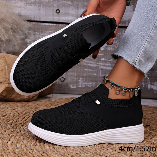 Damen Atmungsaktive Sneakers mit innovativem Strickdesign EB
