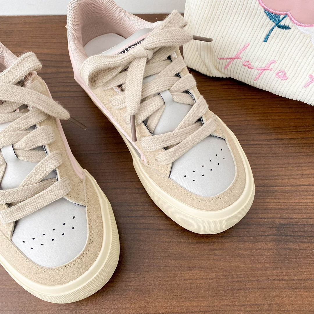 Damen Trendige Sneaker mit modischer Oberflächenstruktur und atmungsaktiver Innensohle EB