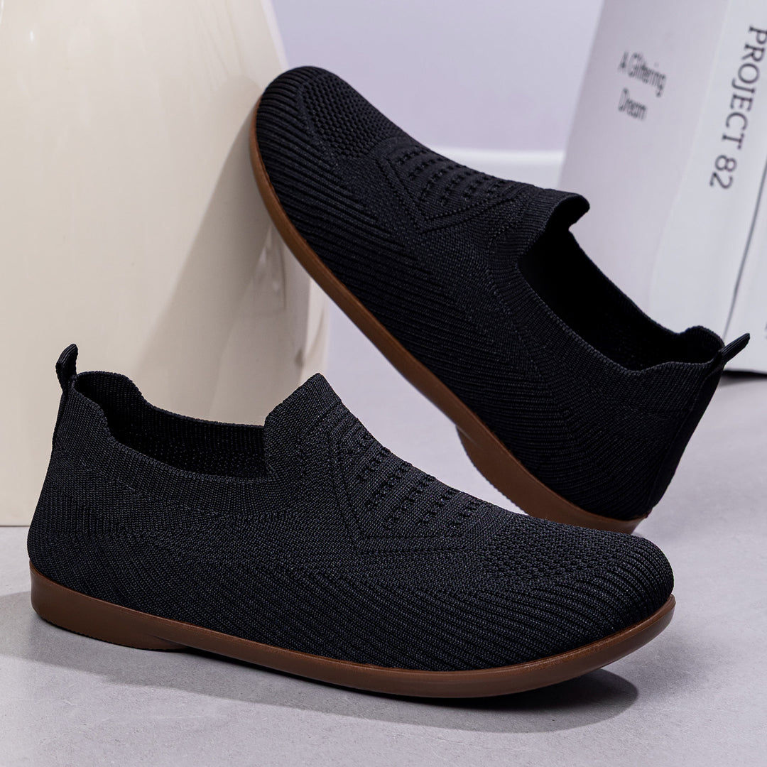 Damen Atmungsaktive und elastische Slip-On Schuhe EB