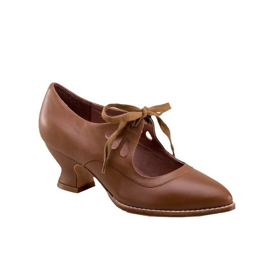 Damen Elegante Schnürpumps mit moderner Öffnung und klassischem Design EB