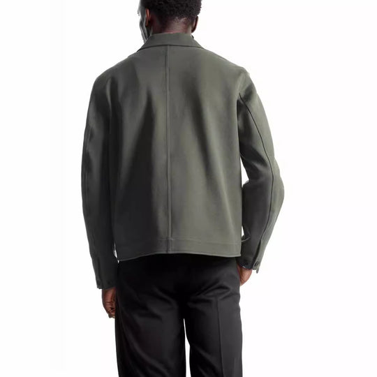 Herren modische Designerjacke mit praktischen Taschen EB