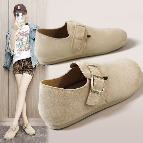 Damen modische Slipper mit verstellbarem Riemen und geschlossener Ferse EB