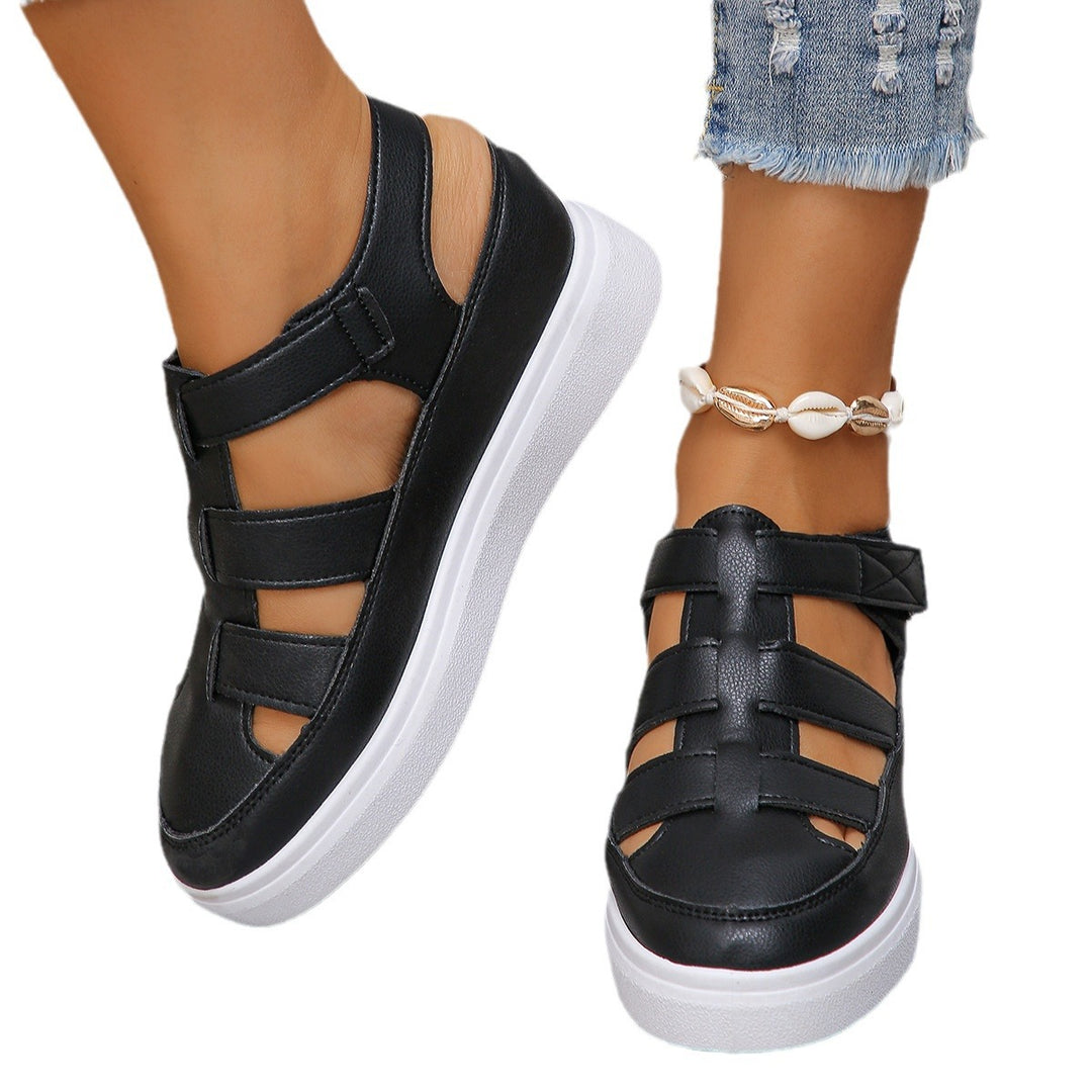 Damen Wedge-Sneaker mit verstellbaren Riemen und rutschfester Sohle EB