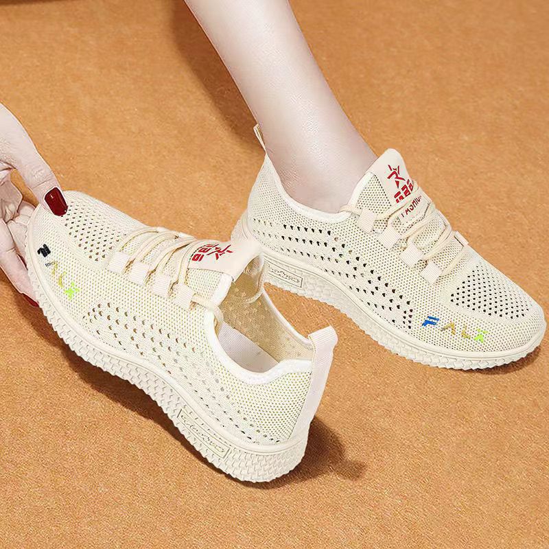 Damen Atmungsaktive Freizeitsneaker mit elastischen Einsätzen EB
