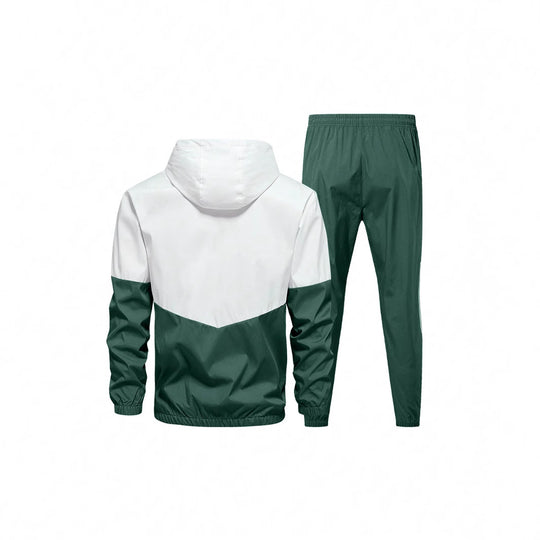 Herren Sportanzug mit atmungsaktiver Jacke und elastischen Jogginghosen EB