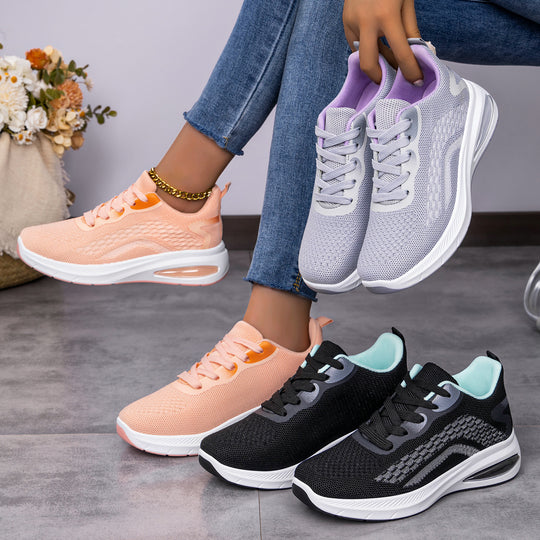 Damen Atmungsaktive Laufschuhe mit Dämpfung und Flexibilität EB