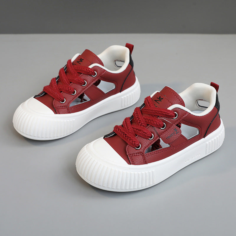 Damen Sportliche Sneaker mit atmungsaktiver Obermaterialstruktur und stoßdämpfender Sohle EB