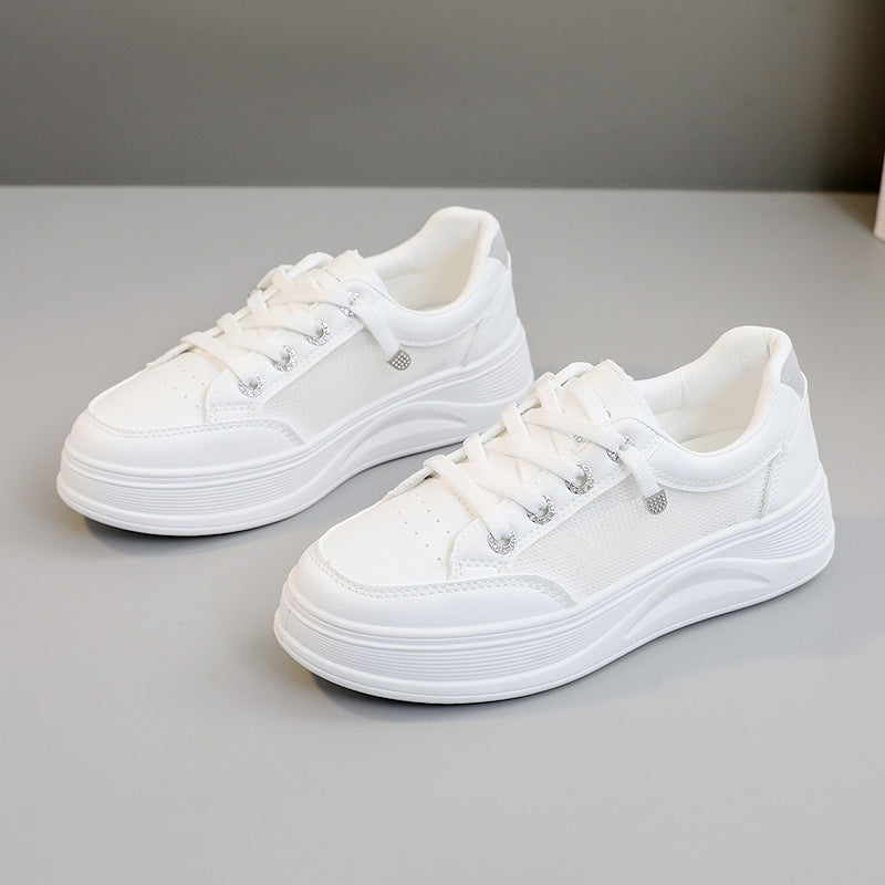 Damen modische Plateau Sneakers mit innovativer Dämpfung und atmungsaktiver Obermaterialstruktur EB