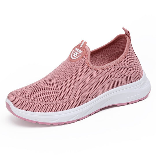 Damen Atmungsaktive Slip-On Sneakers mit Flex-Sohlenkonstruktion EB