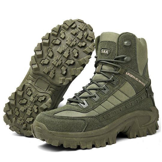 Damen Militärische Wanderschuhe mit rutschfester Sohle und atmungsaktivem Obermaterial EB