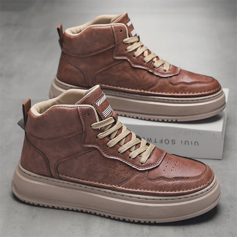 Damen Hohe Sneakers im modernen Retro-Stil mit bequemer Sohle EB