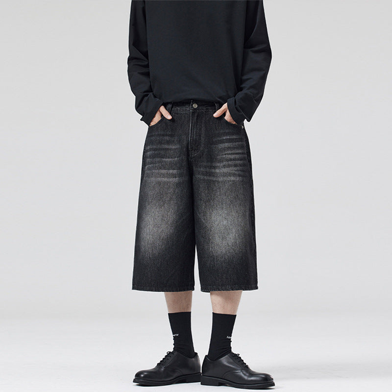Damen Weite Denim-Culotte im lässigen Schnitt EB