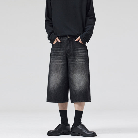 Damen Weite Denim-Culotte im lässigen Schnitt EB