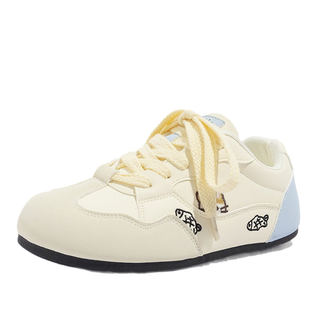 Damen Sportliche Sneakers mit verspielten Tierapplikationen und komfortabler Dämpfung EB