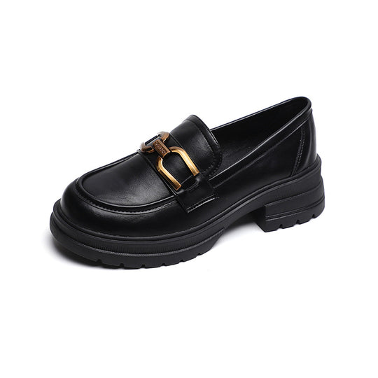 Damen Mokassins mit schickem Schnallen-Detail EB
