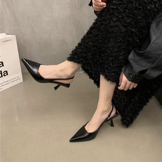 Damen Sling-Pumps mit Leopardenmuster EB