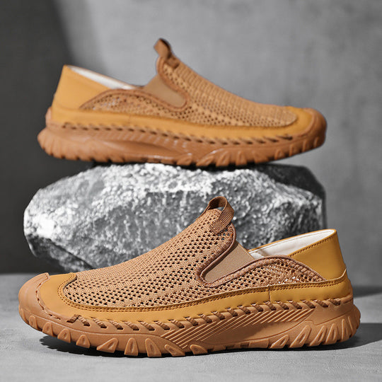 Damen Atmungsaktive Slip-On Sneakers mit Ergonomischem Design EB