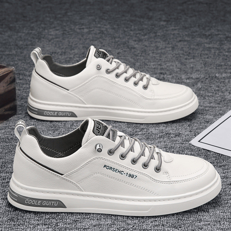 Damen Elegante Sneakers aus weichem Leder mit dämpfender Laufsohle EB