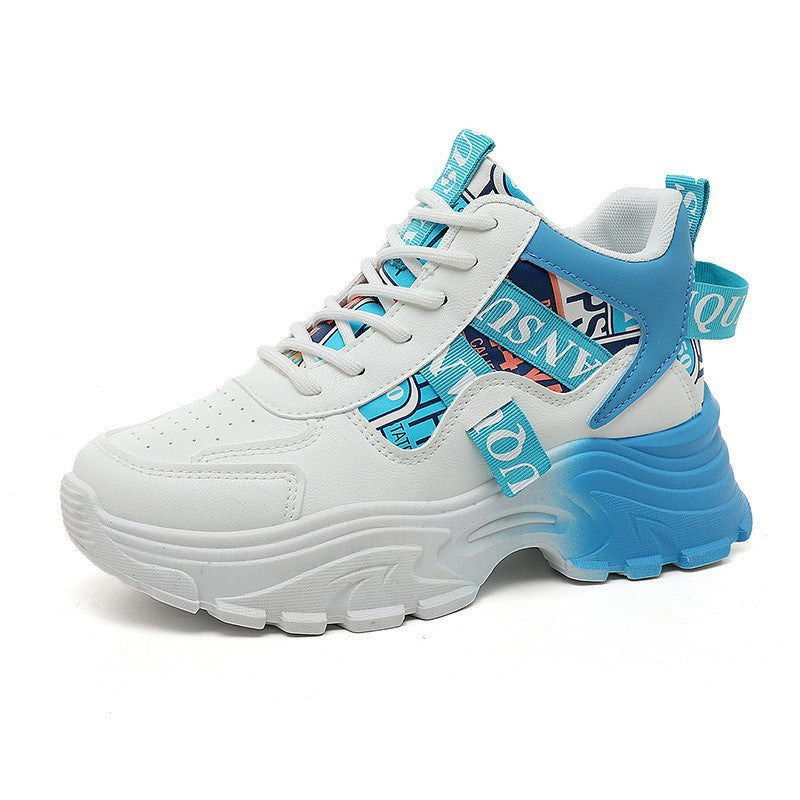 Damen Sportliche Sneaker mit modischen Designelementen und dämpfender Laufsohle EB