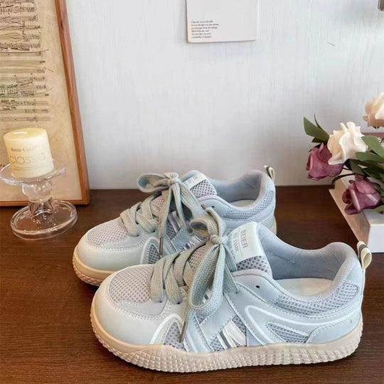 Damen Sportliche Sneakers mit atmungsaktiver Mesh-Oberfläche und rutschfester Sohle EB