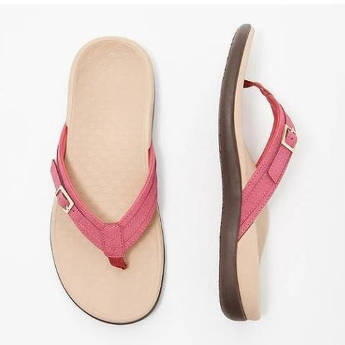 Damen Zehentrenner-Sandalen mit modischem Riemendesign EB
