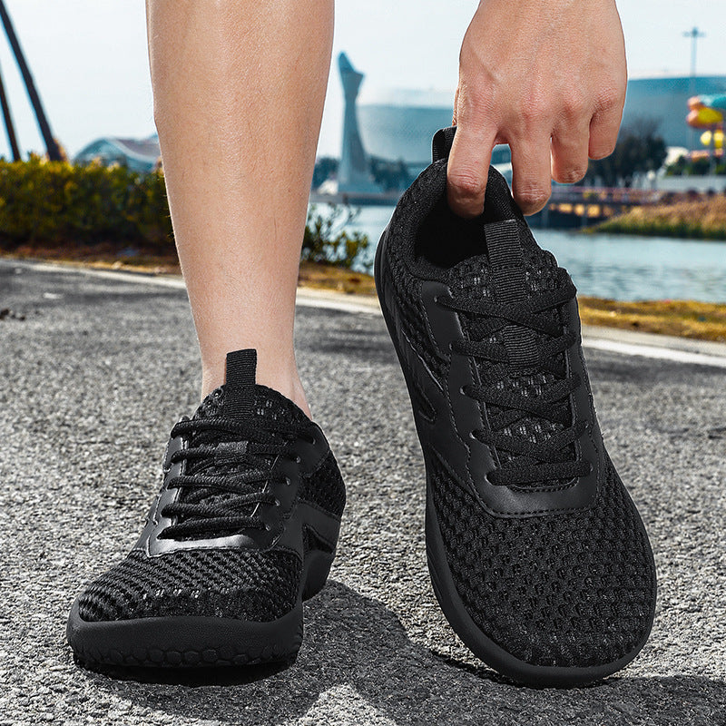 Damen Sportliche Atmungsaktive Sneakers mit flexiblem Obermaterial EB