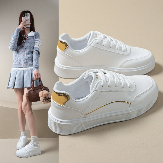 Damen Modische Sneaker mit eleganten Akzenten und atmungsaktiver Sohle EB