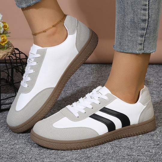 Damen Sportliche Sneakers mit trendigem Animal-Design EB